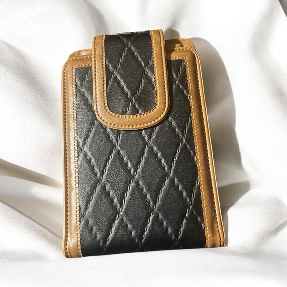 Men’s Wallet PVC Made In Hong Kong A4I Black And Brown - Picture 1 of 5
